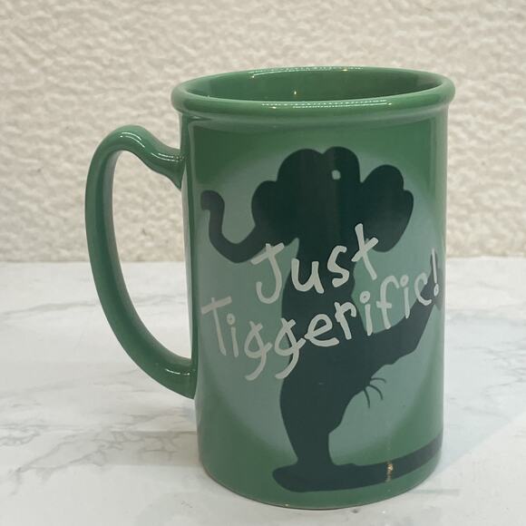 Disney Store Tigger Mug Ceramic Winnie the Pooh Just Tiggerific 5" Tall Cup - Picture 2 of 7